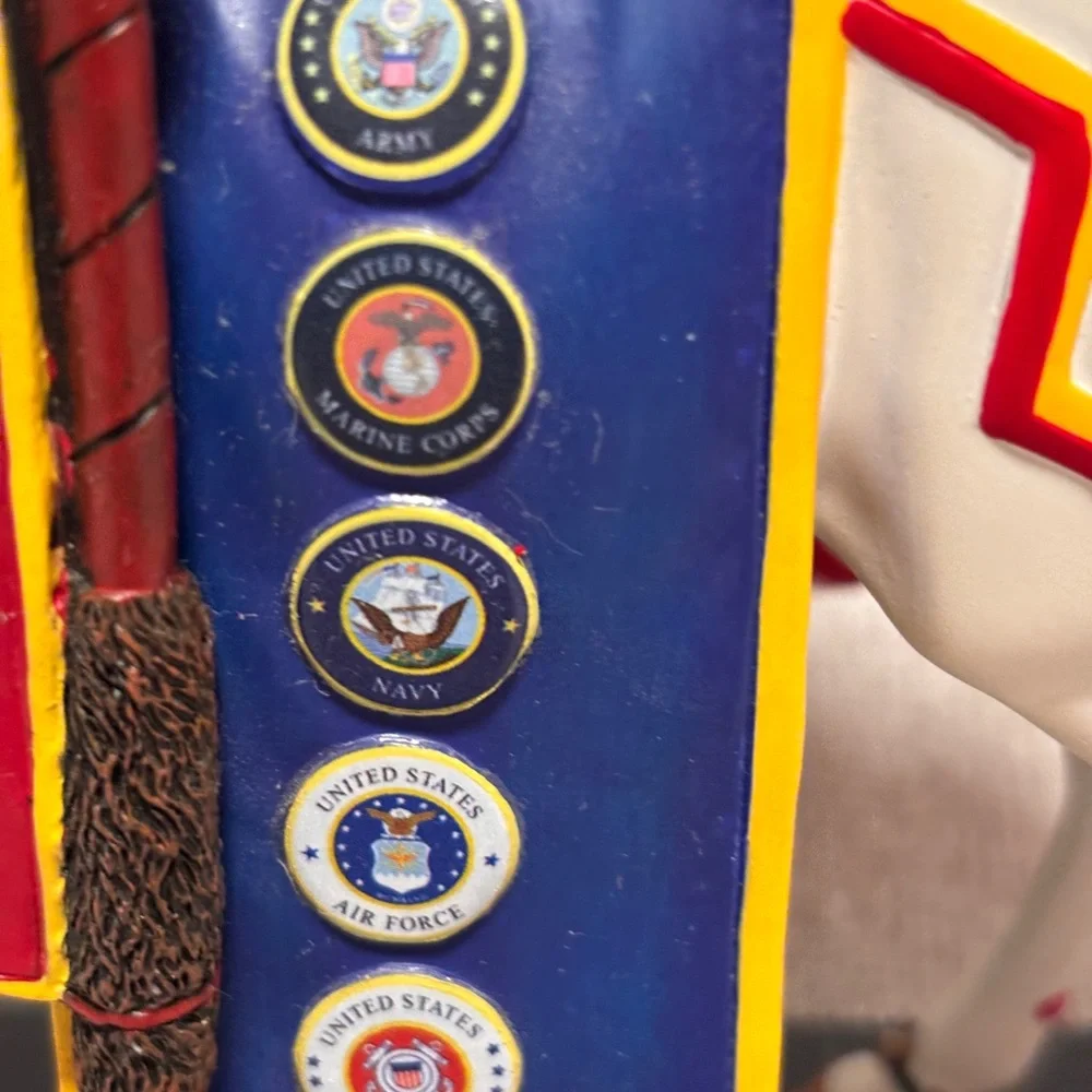 Patriotic Painted  Pony Horse Figurine - Picture 4 of 8